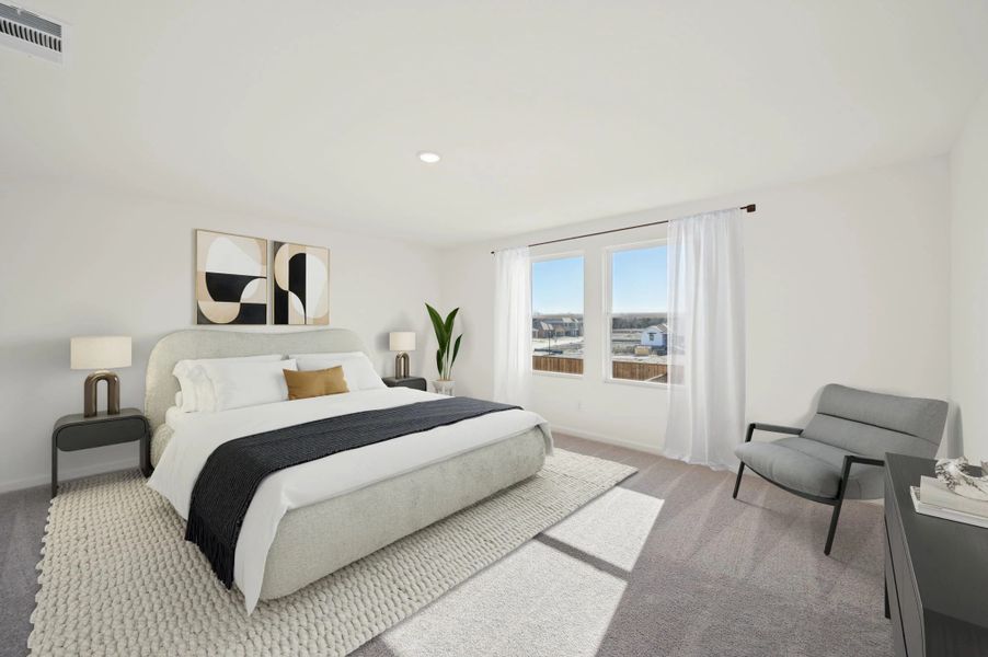 Representative furnished interior of a home built from the Solstice by Starlight Homes in Casteel, Bethlehem (Image 6).