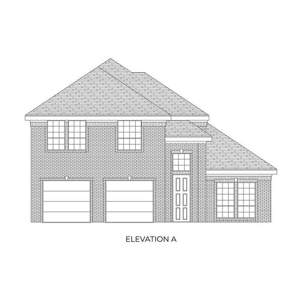 Exterior rendering of this home design in Solterra, Mesquite, TX (Image 5).