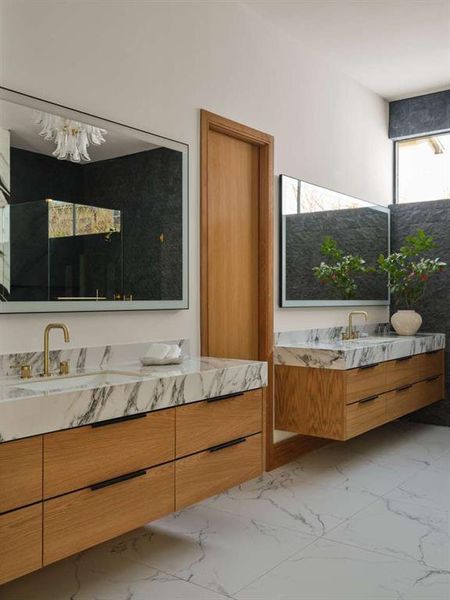 Furnished interior view inside a new home in , Dallas (Image 14).