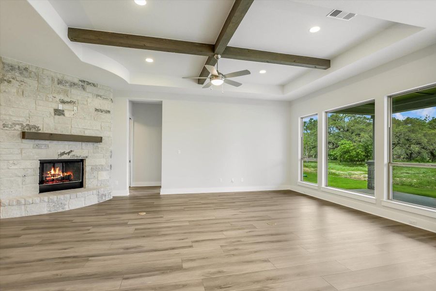 Spacious, unfurnished interior of a new home in Leander Estates, Leander (Image 23).