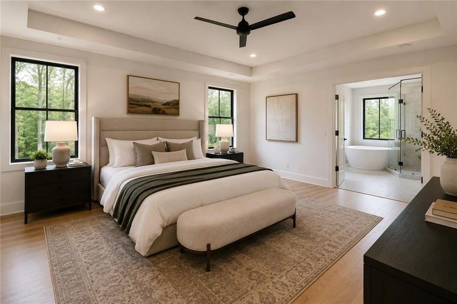 Furnished interior view inside a new home in , McDonough (Image 19).