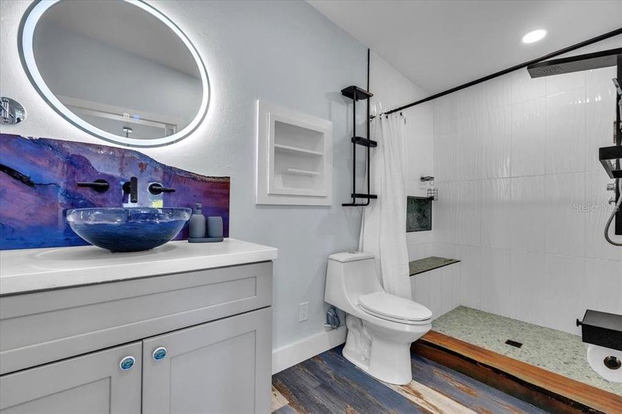 Furnished interior view inside a new home in , North Fort Myers (Image 11).