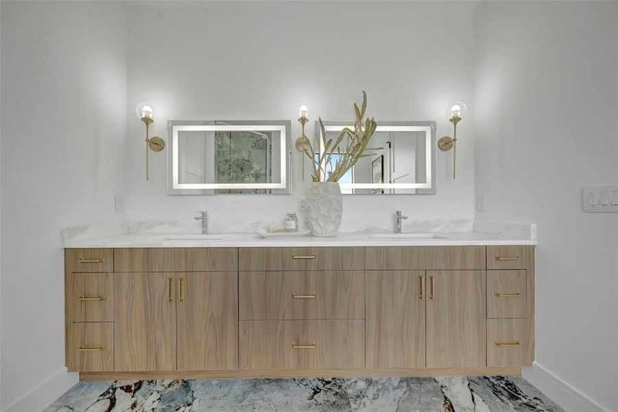 Furnished interior view inside a new home in , St. Petersburg (Image 18).