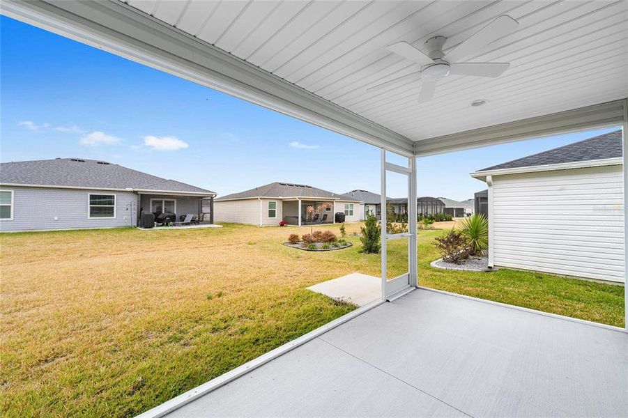 Exterior details and patio area of a home in , The Villages (Image 3). Exterior details and patio area of a home in , The Villages (Image 3).