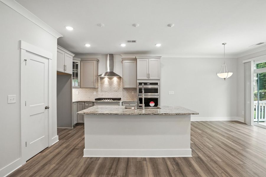 Furnished interior view inside a new home in Villas at Prestwick, Mooresville (Image 5). Furnished interior view inside a new home in Villas at Prestwick, Mooresville (Image 5).