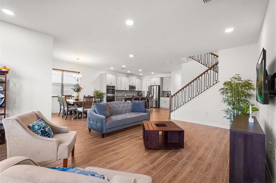 Furnished interior view inside a new home in Estates at Rivercrest, Sanford (Image 37).