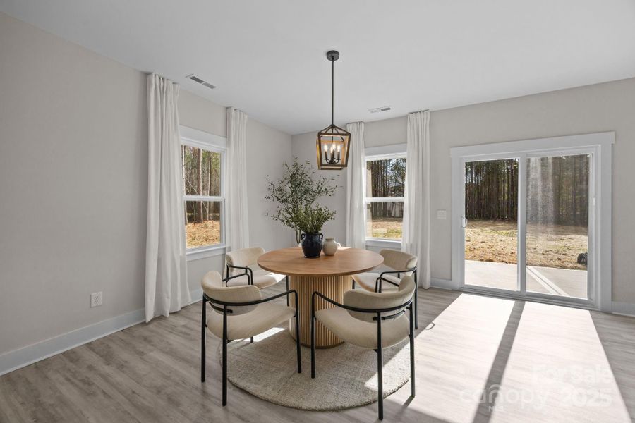 Furnished interior view inside a new home in , Gastonia (Image 12).