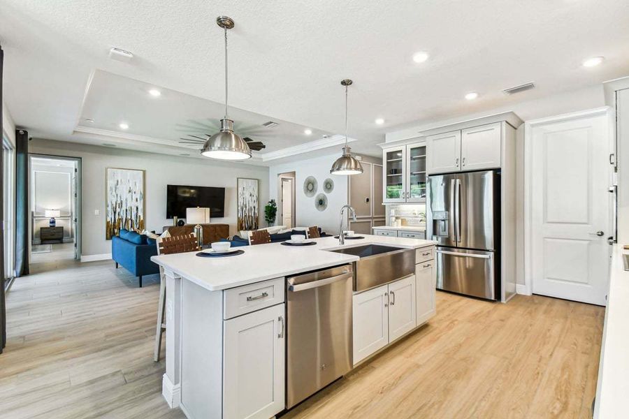 Furnished interior view inside a new home in Pinecone Reserve, Brooksville (Image 13).