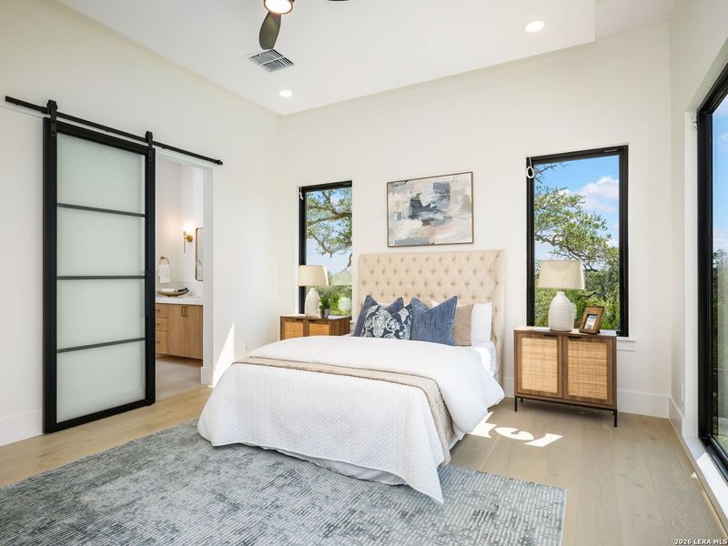 Furnished interior view inside a new home in , Boerne (Image 6).