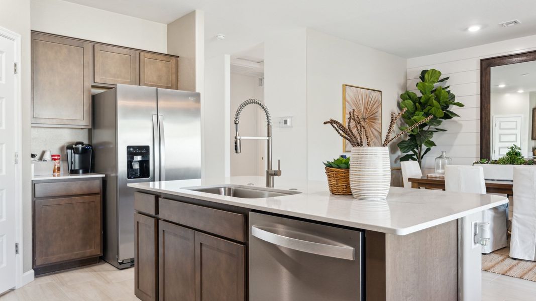 Furnished interior view inside a new home in Desert Moon Estates, Buckeye (Image 8).