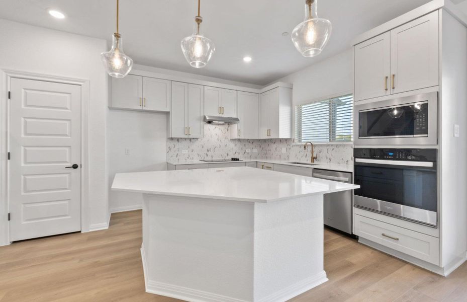 Furnished interior view inside a new home in Whitestone Preserve, Cedar Park (Image 6).