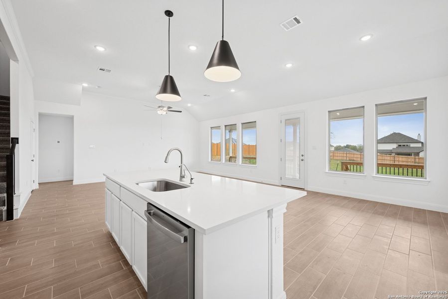 Furnished interior view inside a new home in Everly Estates, San Antonio (Image 7).