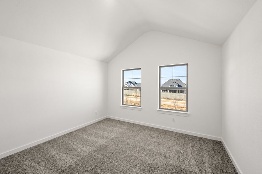 Spacious, unfurnished interior of a new home in Treeline, Justin (Image 27).