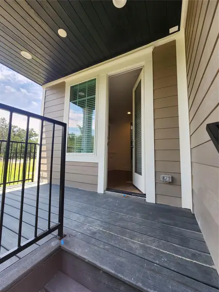 Exterior details and patio area of a home in , Houston (Image 2). Exterior details and patio area of a home in , Houston (Image 2).
