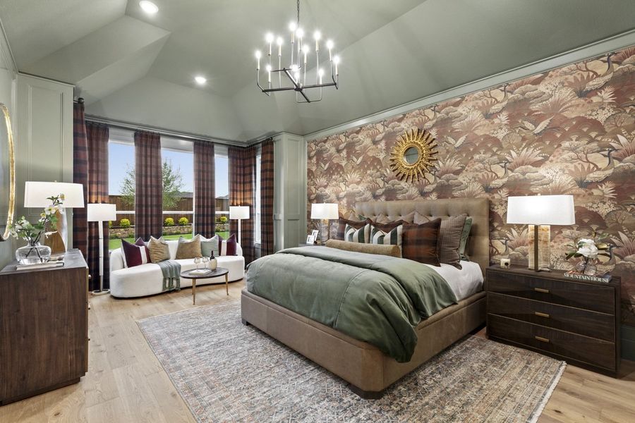 Representative Primary Bedroom - some options shown