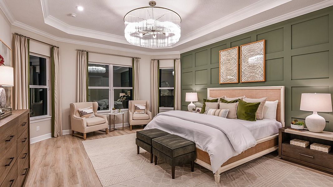 Representative furnished interior of a home built from the Pallazio by Taylor Morrison in Esplanade at Azario Lakewood Ranch, Lakewood Ranch (Image 27). Representative furnished interior of a home built from the Pallazio by Taylor Morrison in Esplanade at Azario Lakewood Ranch, Lakewood Ranch (Image 27).