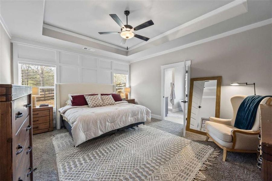 Furnished interior view inside a new home in , Monroe (Image 37).