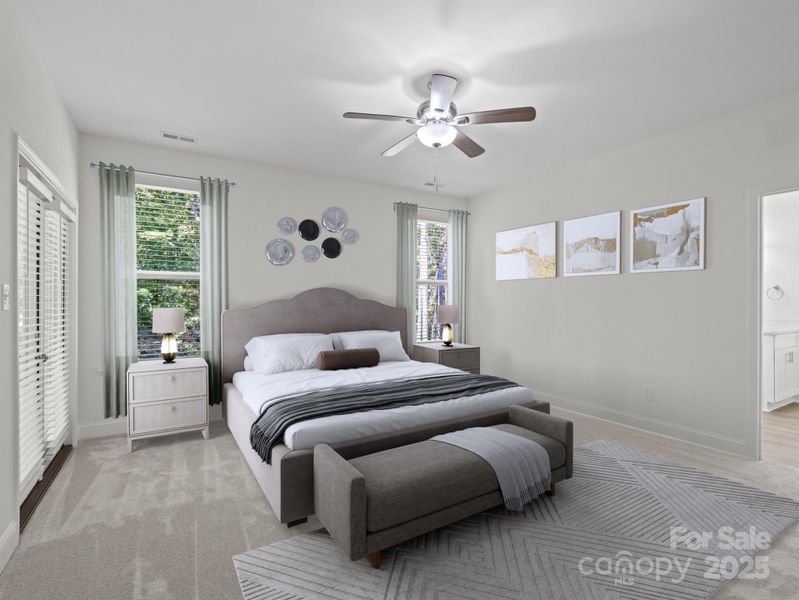 Furnished interior view inside a new home in , Lancaster (Image 8).