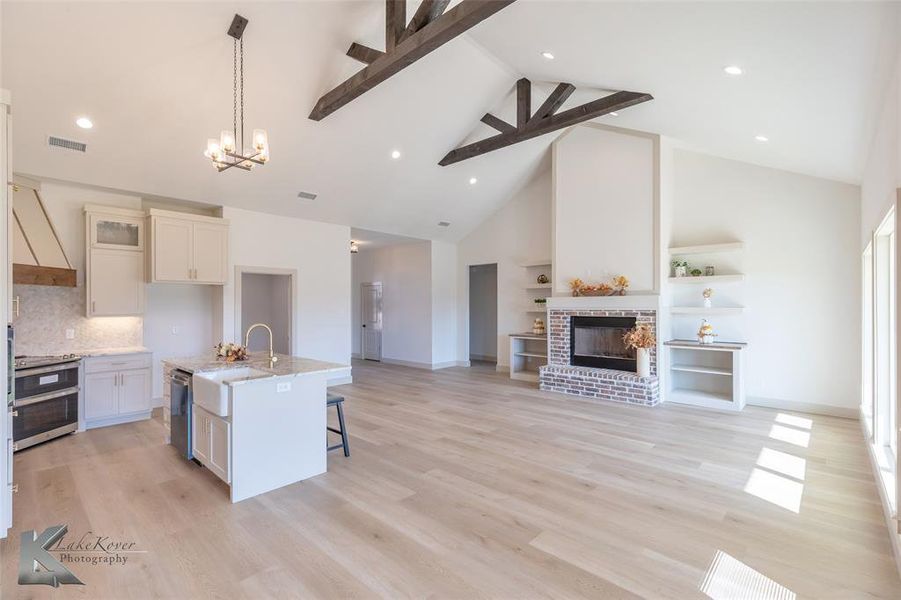 Furnished interior view inside a new home in , Abilene (Image 12). Furnished interior view inside a new home in , Abilene (Image 12).