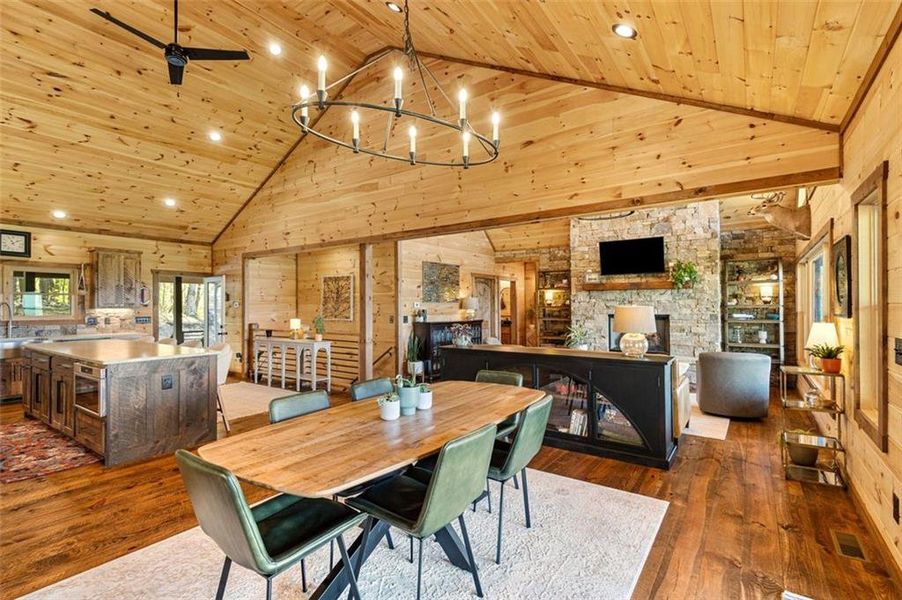 Furnished interior view inside a new home in , Morganton (Image 35).