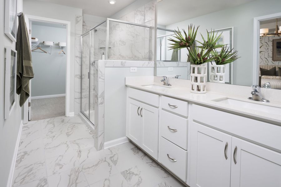 Aurora Model private full primary bath Aurora Model private full primary bath