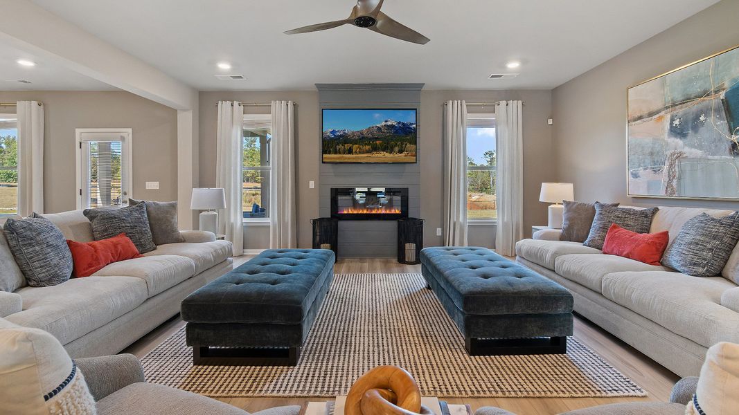 Representative furnished interior of a home built from the McKinley II by DRB Homes in Northcroft, Loganville (Image 10).