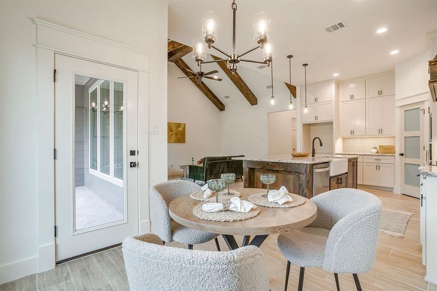 Furnished interior view inside a new home in , Sansom Park (Image 14).