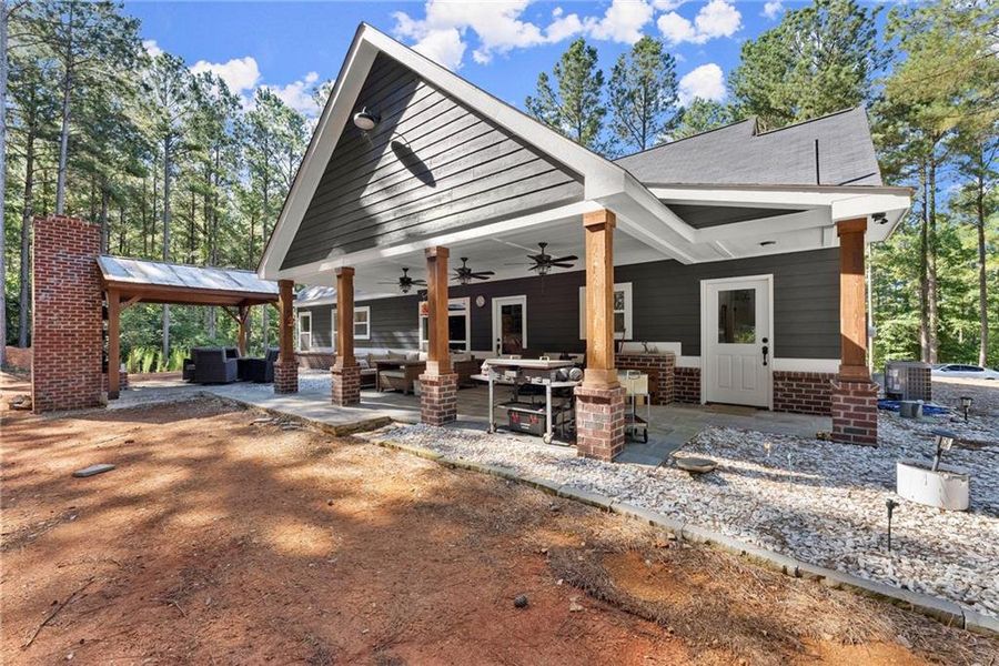 Front exterior of a new home in , Royston, GA, highlighting curb appeal (Image 2).