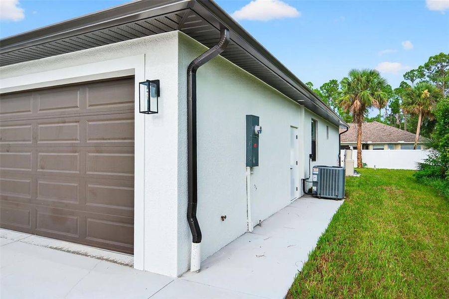 Exterior details and patio area of a home in , North Port (Image 38). Exterior details and patio area of a home in , North Port (Image 38).
