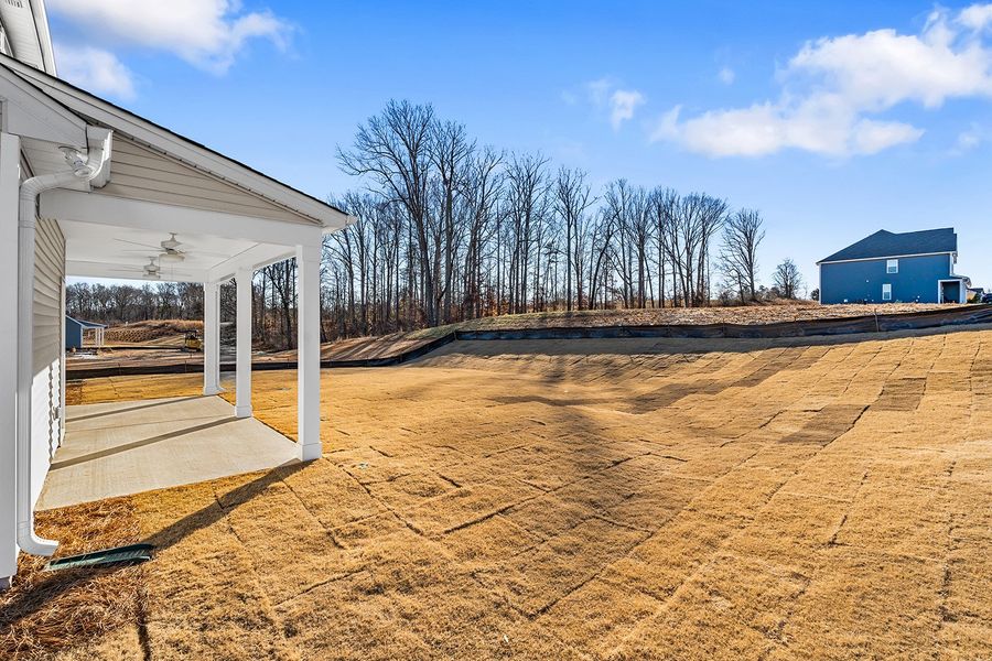Exterior details and patio area of a home in Fieldstone, Lexington (Image 4).