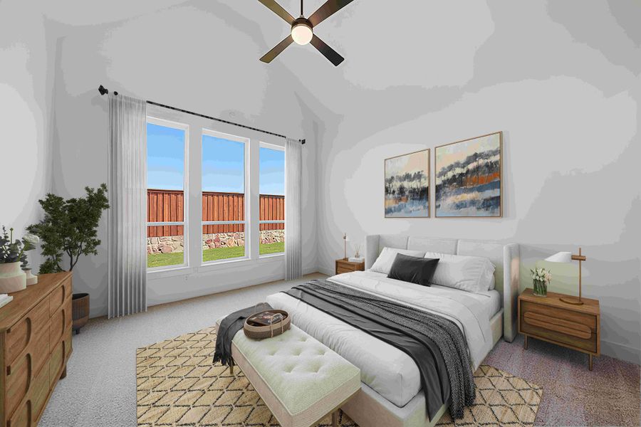 Furnished interior view inside a new home in Hillside Village, Celina (Image 16).