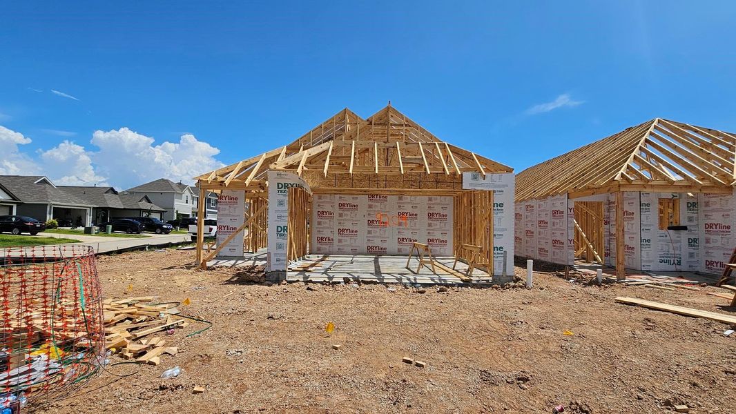 In-progress construction of a new home in Ridgeland Hills, Willis, TX (Image 21). In-progress construction of a new home in Ridgeland Hills, Willis, TX (Image 21).