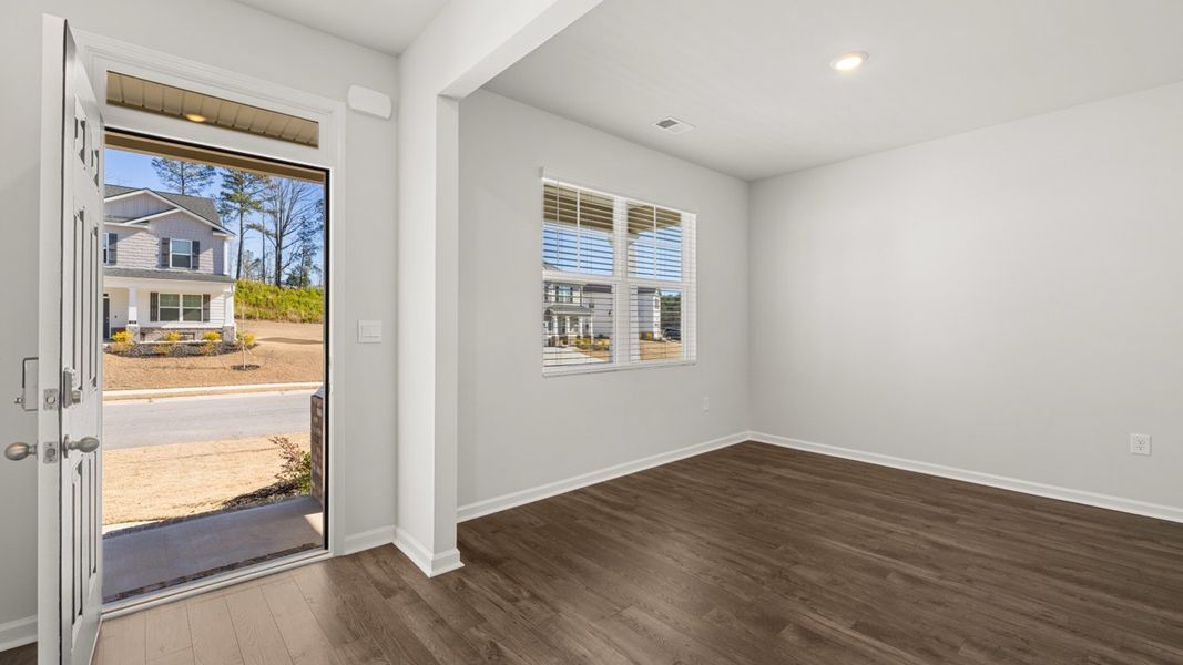 Representative unfurnished interior of a home built from the Hayden by D.R. Horton in Southwind Village, Evans (Image 14).