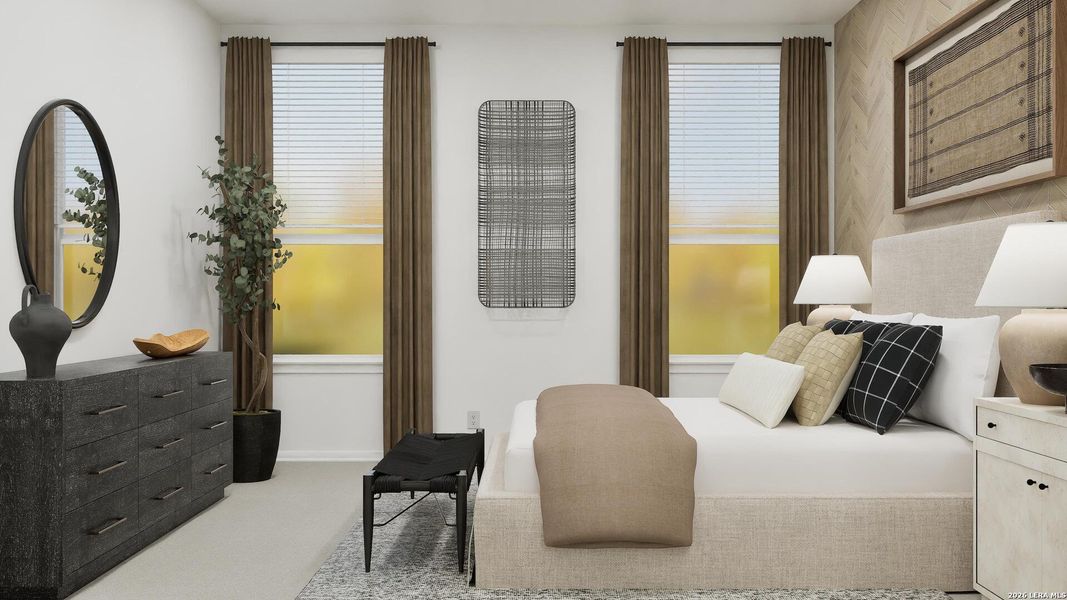 Furnished interior view inside a new home in Brookmill, San Antonio (Image 16).