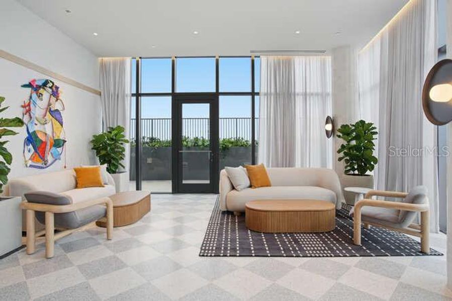 Furnished interior view inside a new home in , Tampa (Image 14).