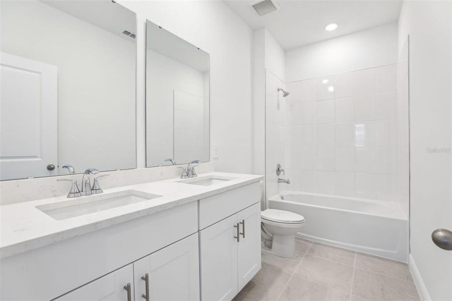 Furnished interior view inside a new home in Cyrene at Minneola - Villas, Minneola (Image 4).