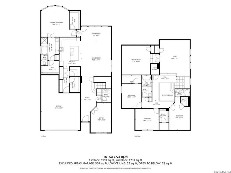 2D floor plan layout of this home in Bison Ridge, San Antonio, TX (Image 5).