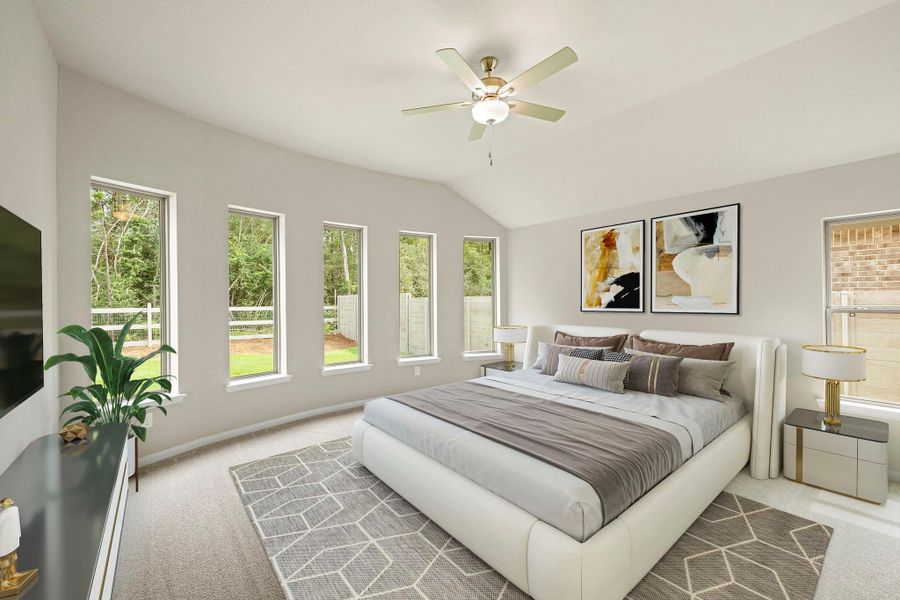 Furnished interior view inside a new home in Two Step Farm, Montgomery (Image 9). Furnished interior view inside a new home in Two Step Farm, Montgomery (Image 9).