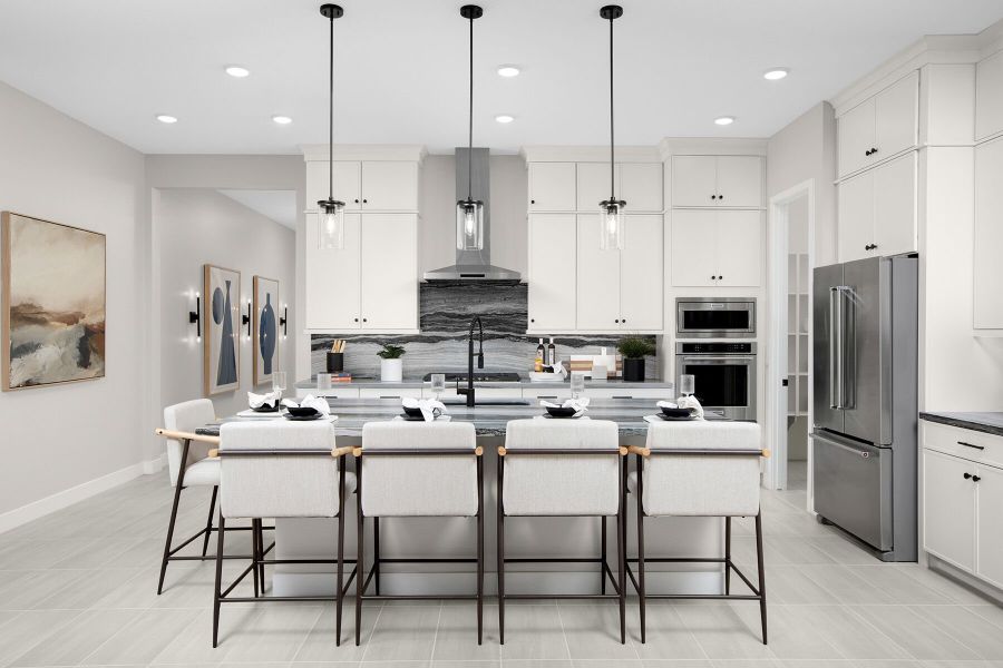 Representative furnished interior of a home built from the Garnet by Mattamy Homes in Rosewood Heights, San Tan Valley (Image 7). Representative furnished interior of a home built from the Garnet by Mattamy Homes in Rosewood Heights, San Tan Valley (Image 7).