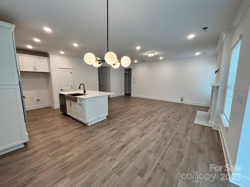 Actual photo from breakfast area in homesite 36