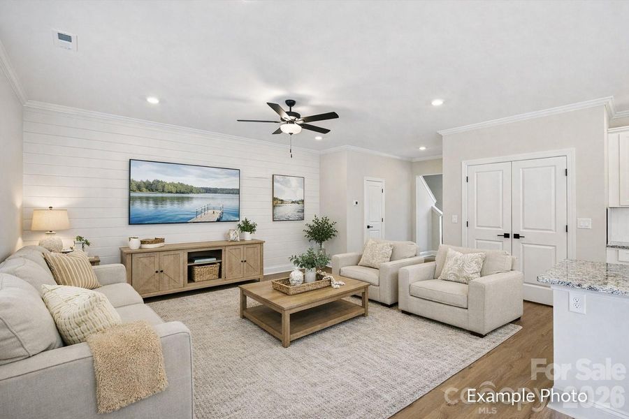 Furnished interior view inside a new home in Colonial Crossing, Troutman (Image 4).