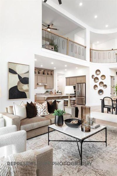 Furnished interior view inside a new home in Mosaic, Celina (Image 7).