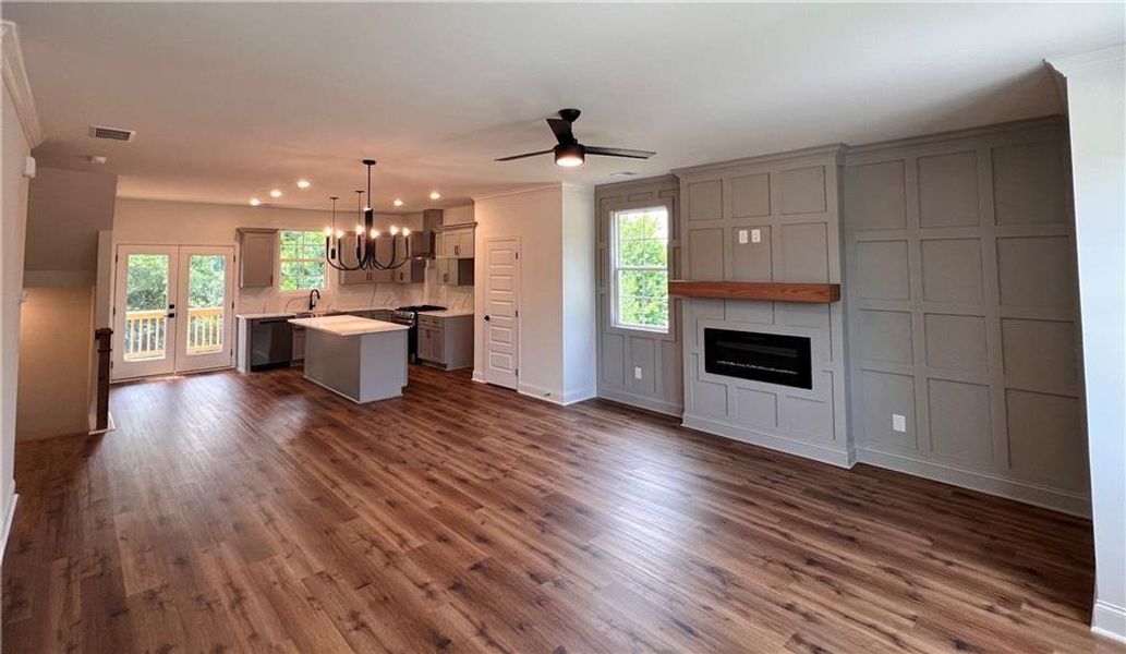 Spacious, unfurnished interior of a new home in , Cumming (Image 9). Spacious, unfurnished interior of a new home in , Cumming (Image 9).