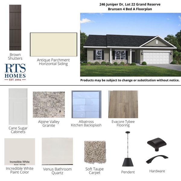 2D floor plan layout of this home in Grand Reserve, Hinesville, GA (Image 3). 2D floor plan layout of this home in Grand Reserve, Hinesville, GA (Image 3).