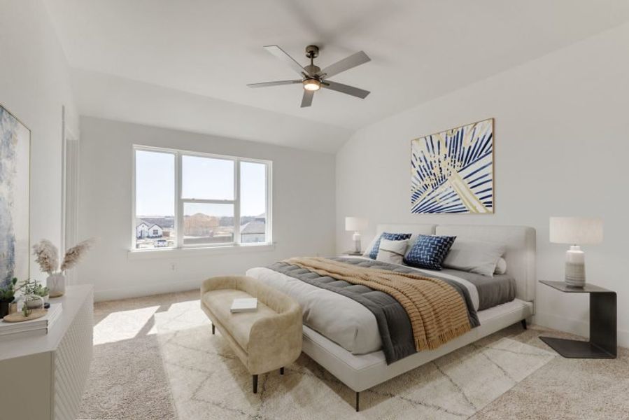 Furnished interior view inside a new home in Talia, Mesquite (Image 13).