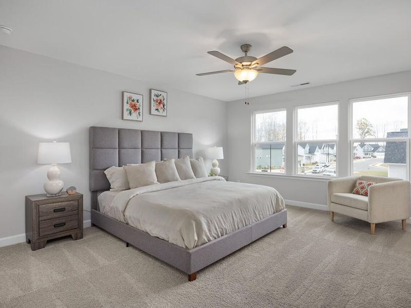 Furnished interior view inside a new home in Retreat at North Main, Lillington (Image 16).