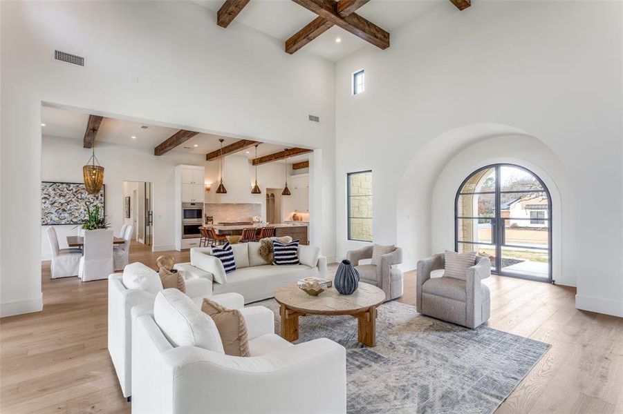 Furnished interior view inside a new home in Samantha Springs, Keller (Image 35).
