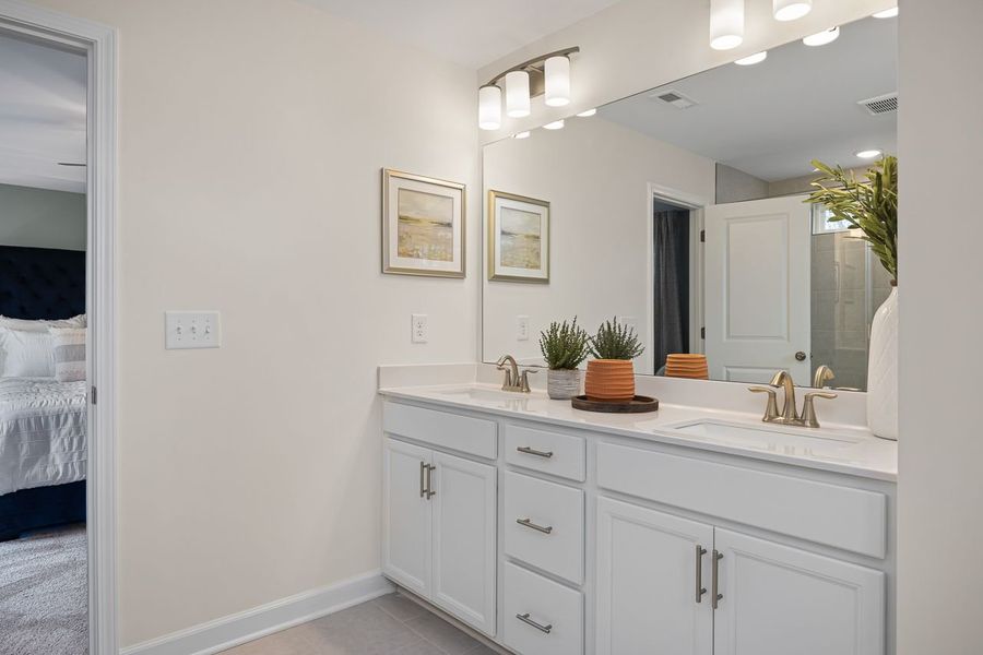 Representative furnished interior of a home built from the The Wake by Davidson Homes LLC in Gregory Village Townhomes, Lillington (Image 19).