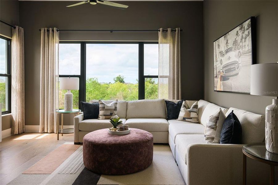 Furnished interior view inside a new home in , Sarasota (Image 9).