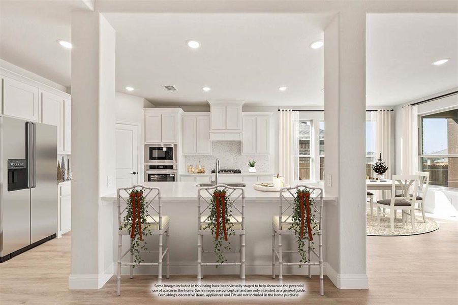 Furnished interior view inside a new home in Sunset Ridge, Alvarado (Image 10). Furnished interior view inside a new home in Sunset Ridge, Alvarado (Image 10).